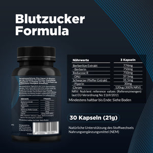 Blutzucker Formula | (30 Kapseln - 21g)