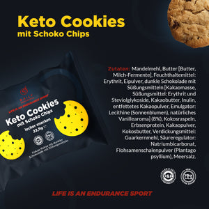 Keto Cookies | Schoko Chips (24 Bars - 22,5g jede)