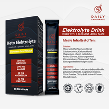 Load image into Gallery viewer, Keto Elektrolyte | Zitrus-Salz (30 Stick Packs)